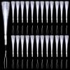 NUDALA 36 Pack White Glow Sticks Light Up Fiber Optic Stick Glow Wands Bulk with 3 Flashing Models for July 4th Birthday Wedding Bachelorette Concerts Clubs view 1