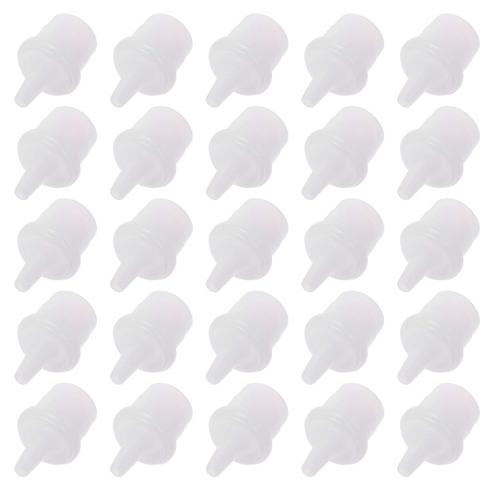 100pcs extension Glue Bottle Nozzle Tips Plastic White