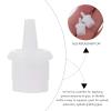 100pcs extension Glue Bottle Nozzle Tips Plastic White view 3