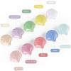 OctinPris 10x Colorful Cute Glossy Ceramic Knobs Seashell Shape Lovely Door Pull Knob Cabinet Closet Ceramic Drawer Cupboard Kitchen Dresser Kids Child Bedroom Pulls Wardrobe Handles view 4