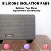 1.25" Silicone Hemisphere Bumpers Isolation Feet Rubber Non-Skid Speaker Pads with Adhesive Record Player Isolation Pads for Small Speaker Spikes,Turntable,Amplifiers, Subwoofer,Monitors,Decks 16 PCS view 3