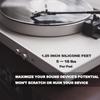 1.25" Silicone Hemisphere Bumpers Isolation Feet Rubber Non-Skid Speaker Pads with Adhesive Record Player Isolation Pads for Small Speaker Spikes,Turntable,Amplifiers, Subwoofer,Monitors,Decks 16 PCS view 4