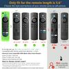 Pinowu Remote Cover (2pcs) Compatible with Fire TV Stick 4K 1st Gen (2021) / Lite/Alexa Voice Remote 3rd Gen with Lanyard (Green and Turquoise, Only Green Glow)(NOT for 4K 2nd 2024) view 2