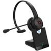 Delton Noise Canceling Bluetooth Computer Headset with Charging Dock, Wireless Headset for Laptop/PC/iMac/Tablet/Smartphones, Compatible with MS Teams, Zoom, Google Meet, Slack and More - Black view 1