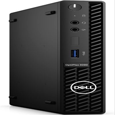 Dell OptiPlex 3090 Micro Home & Business Mini Desktop (Intel i5-10500T 6-Core, 16GB RAM, 256GB PCIe SSD, Intel UHD 630, WiFi, Bluetooth, USB 3.2, Display Port, Black, Win 11 Pro) (Renewed)