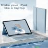 YEEHi Keyboard Case for iPad A16 2025 (11th Generation,11"/ iPad 10th Generation 10.9" 2025 Case with Cute Color Detachable Bluetooth Keyboard Cover with Pencil Holder,Mist Blue view 2