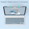 YEEHi Keyboard Case for iPad A16 2025 (11th Generation,11"/ iPad 10th Generation 10.9" 2025 Case with Cute Color Detachable Bluetooth Keyboard Cover with Pencil Holder,Mist Blue view 4