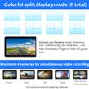 3 Camera Wired Backup Camera System Dash Cam for Truck/RV/Trailer/Bus/Tractor 10.1" Touch Monitor Loop Recording Split Screen 1080P Rear View & 2 Side View Camera Night Vision IP68 Back up Camera view 3