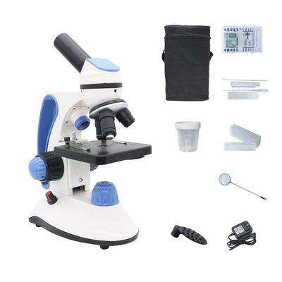 Microscope Kit 2000X Biological Microscope with Adjustment LED Illuminated Monocular Binoculars Head Microscope Lens Adapters (Color : Monocular Only)