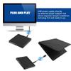 12.7mm External DVD Enclosure USB 2.0 External DVD/CD- Case for Laptop Desktop PC Optical Disk Drive SATA to SATA view 3