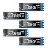 Pasotim 5 Pieces Display Module 0.91 Inch OLED Display Module OLED Screen Driver DC 3.3V-5V(White) view 1