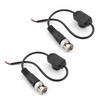 Juvielich 2Pcs Video Transmitter Passive Video Transceiver Transmitter HD-CVI/TVI/AHD for Surveillance Camera System 1301K view 1