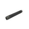 6" Black Pipe 1/2" x 6" Malleable Cast Iron Pipe Nipple, Pre Cut Connectors, Fits Standard Half Inch Black Threaded Pipes Nipples and Fittings, Vintage DIY Furniture 15074-1PK !-NPF-SL view 3