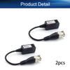 Juvielich 2Pcs Video Transmitter Passive Video Transceiver Transmitter HD-CVI/TVI/AHD for Surveillance Camera System UTP-202A view 4