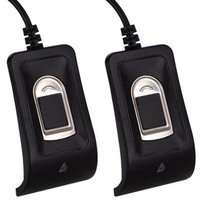 CRAKES 2X USB Fingerprint Reader Scanner Biometric Access Control Attendance System