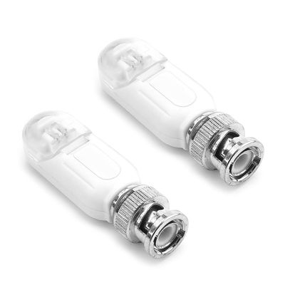 Juvielich 2Pcs Video Transmitter Passive Video Transceiver Transmitter HD-CVI/TVI/AHD for Surveillance Camera System TV6000A