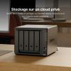 Synology DS923+ 4-Bay Diskstation NAS (AMD Ryzen 4 Threads R1600 Dual-Core 4GB Ram 2xRJ-45 1GbE LAN-Port) view 3