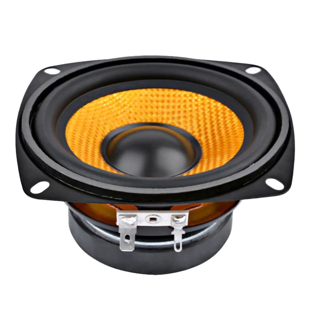 Nemeae 1Pc 4Inch Audio Portable Speaker 4 Ohm 15W Speaker DIY Multimedia Subwoofer Speakers for