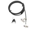 Urban Factory Double Head Security Cable for Notebook with 2 Locks Type view 1