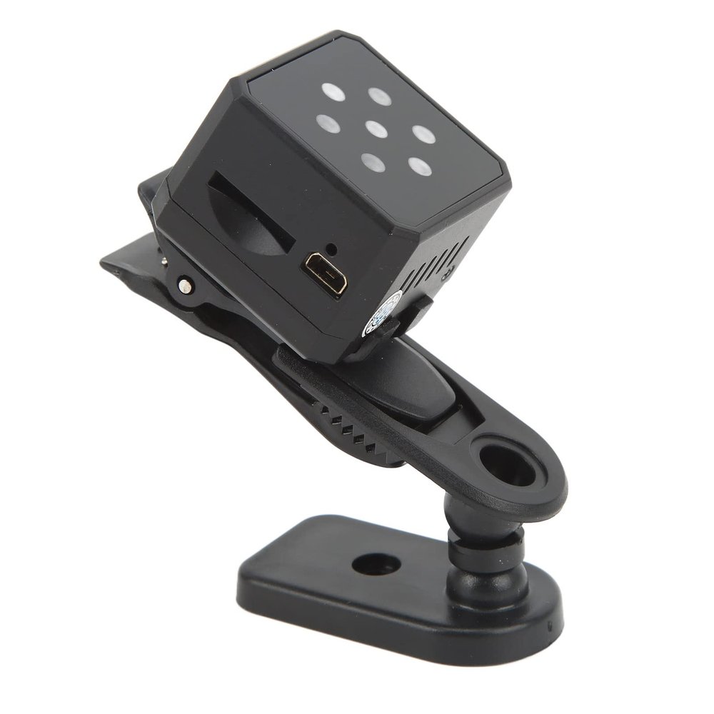 Mini Body Camera 480P, Body Worn Camera with Night Vision, Wearable Camera with Clip Wristband, supports AP Hotspot Connection, Multiple Shooting Methods, for Riding, Home, Outdoor