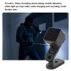 Mini Body Camera 480P, Body Worn Camera with Night Vision, Wearable Camera with Clip Wristband, supports AP Hotspot Connection, Multiple Shooting Methods, for Riding, Home, Outdoor view 2