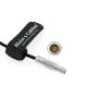 Flexible Power Cable for Tilta 2 Pin Male to RED Komodo Rotatable Right Angle 2 Pin Female Braided Wire 20CM| 8 inches Alvins Cables view 2