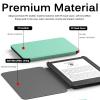 Miimall for All-New Kindle Case 11th Gen, 2022, Lightweight Premium PU Leather Bumper, Anti-Fingerprint Magnetic Auto Wake/Sleep Shockproof Case Cover for All-New Kindle 2022, 6 inch(Mint) view 3