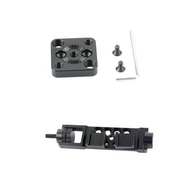 FEICHAO M4 to 3/8 Quick Release Plate Gimbal External Mount Compatible with Ronin S Camera (Mount Plate+Extension Bracket)