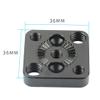FEICHAO M4 to 3/8 Quick Release Plate Gimbal External Mount Compatible with Ronin S Camera (Mount Plate+Extension Bracket) view 2