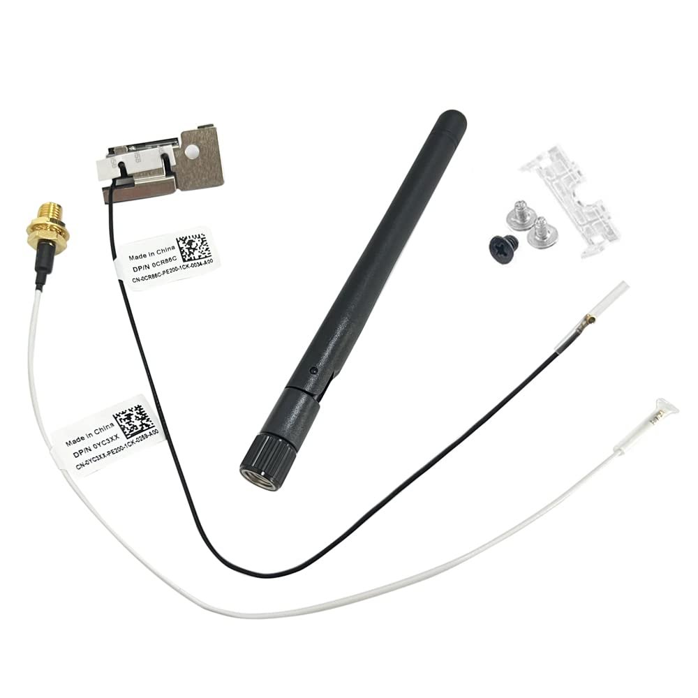 Zahara WiFi Wireless Antenna Cable for DELL OptiPlex 3040M 3050M 5050M 7040M 7050M / D10U D10U001 D10U002 D10U003 D08U D08U001 D09U D09U001 FWR8V P9YC5 YC3XX 0WF4V9 0F3XFM