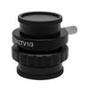 Lab Microscope Slides SZMC TV1/2 TV1/3 CTV Adapter 0.5X 0.35X 1X Adapter for Trinocular Stereo Microscope Accessories Microscope Parts (Color : SZMCTV 13) view 1