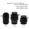 Lab Microscope Slides SZMC TV1/2 TV1/3 CTV Adapter 0.5X 0.35X 1X Adapter for Trinocular Stereo Microscope Accessories Microscope Parts (Color : SZMCTV 13) view 2
