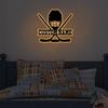 Custom Hockey Stick Night Light With Name Personalized Hockey Player Name Metal Sign Lamp Wall Art Led Lamp for Boys Kids Ice Hockey Lover Xmas Birthday Gifts Home Decor (Hockey Stick- Metal 3) view 4