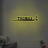 Custom Hockey Stick Night Light With Name Personalized Hockey Player Name Metal Sign Lamp Wall Art Led Lamp for Boys Kids Ice Hockey Lover Xmas Birthday Gifts Home Decor (Hockey Stick- Metal 2) view 2