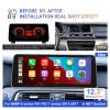 ZWNAV Android 11 Car Stereo 12.3" Touch Screen for BMW 6 Series F01 F02 7 Series 2013-2017 NBT,8+128GB,Wireless Carplay,4G LTE view 3