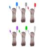 6X Extender Speaker Home Theater Cord Sound Wire Cable Red Gray Compatible with Sony Home Cinema System view 1