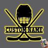 Custom Hockey Stick Night Light With Name Personalized Hockey Player Name Metal Sign Lamp Wall Art Led Lamp for Boys Kids Ice Hockey Lover Xmas Birthday Gifts Home Decor (Hockey Stick- Wood 3) view 1
