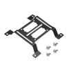 MECCANIXITY Water Cooling Pump Radiator Support Holder, Arched Water Pump Bracket 116x115mm Black Pack of 2 view 1
