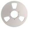 Recording Tape Reel, 1/4 10 Inch Empty Tape Reel, Universal Aluminum Alloy Empty Disc Opening Machine Parts for 1/4 Tape with 10 inch Diamete(Silver) view 1
