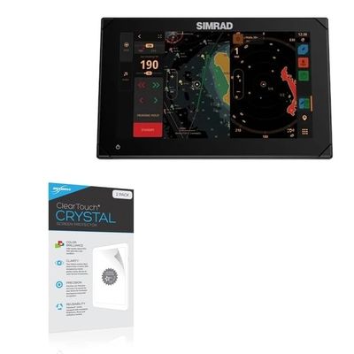 BoxWave Screen Protector Compatible with Simrad NSX 3009 - ClearTouch Crystal (2-Pack), HD Film Skin - Shields from Scratches