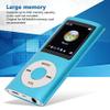 Tangxi MP3 Player/MP4 Player,MP4 Music Player with Earphones,Classic Digital 1.8 Inch LCD Screen,Support 64G Memory Card,8h Playtime,Random Play & Sleep Shutdown(Blue) view 2