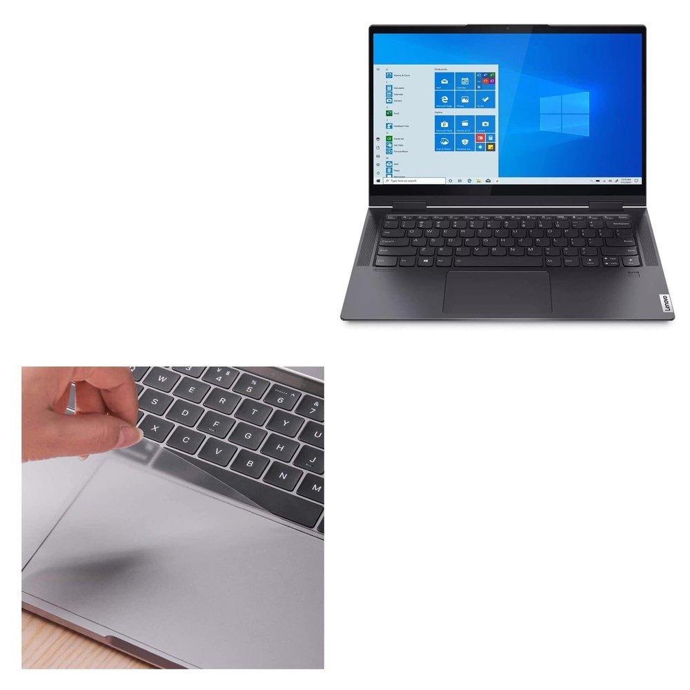 BoxWave Touchpad Protector Compatible with Lenovo Yoga 7 (14 in - 82N7) - ClearTouch for Touchpad (2-Pack), Pad Protector Shield Cover Film Skin