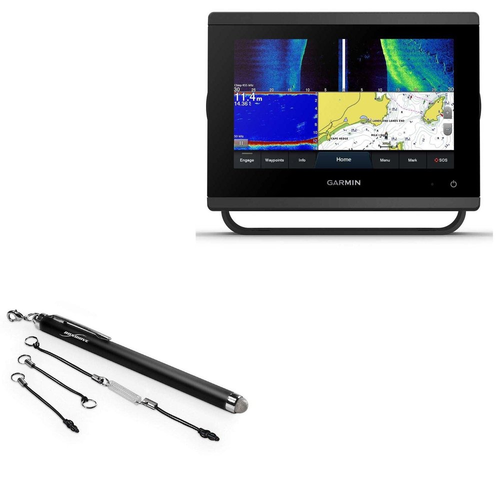 BoxWave Stylus Pen Compatible with Garmin GPSMAP 723xsv - EverTouch Capacitive Stylus, Fiber Tip Capacitive Stylus Pen - Jet Black