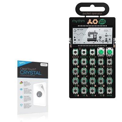 BoxWave Screen Protector Compatible with Teenage Engineering Pocket Operator (PO-12 Rhythm) - ClearTouch Crystal (2-Pack), HD Film Skin - Shields from Scratches