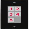 RiteAV Custom Wall Plate 5 Port, 1 Gang, Black/Gray, Choose HDMI Coax 3.5mm Banana Cat5/6 Phone RCA Speaker Toslink USB view 1