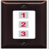 RiteAV Custom Wall Plate 3 Port, 1 Gang, Bronze/White, Choose HDMI Coax 3.5mm Banana Cat5/6 Phone RCA Speaker Toslink USB view 1