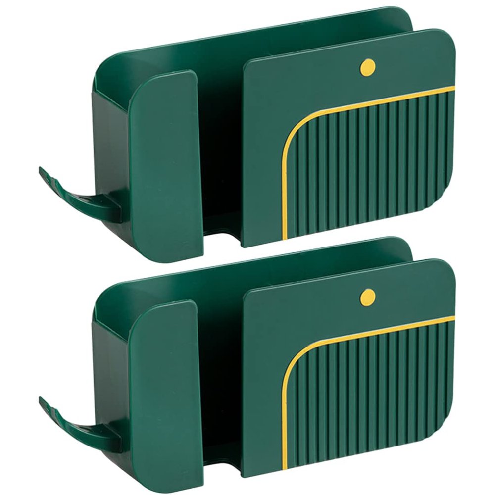 2pcs Wall Mounted Plastic Wall Sundries Organizer Shelf