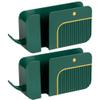 2pcs Wall Mounted Plastic Wall Sundries Organizer Shelf view 1