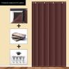 Thermal Insulated Door Curtain,Winter Doorway Cover Screen, Thicken Polyester Fiberfill,PU Material Durable Windproof Waterproof Door Screen, Weighted Bottom view 2