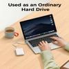 NEWQ Hard Drive for Phone & Computer: USB Flash Storage Device Photo Memory Stick for iPhone, iPad, MacBook Compatible with Apple iOS & Android Cellphone Backup Pictures, Videos, Etc (1, TB) view 3